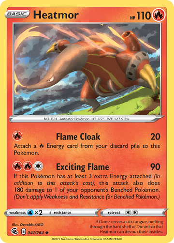 041/264 - Heatmor - Reverse Holo - [Uncommon]