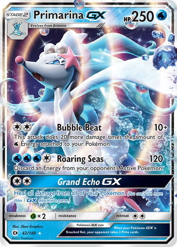 042/149 - Primarina-GX - [Rare Holo GX]