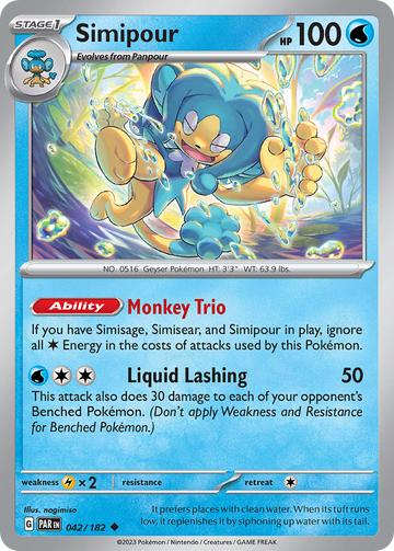 042/182 - Simipour - [Uncommon] - Reverse Holo