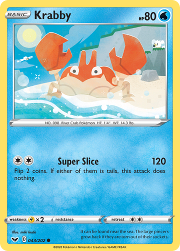 043/202 - Krabby - [Common]