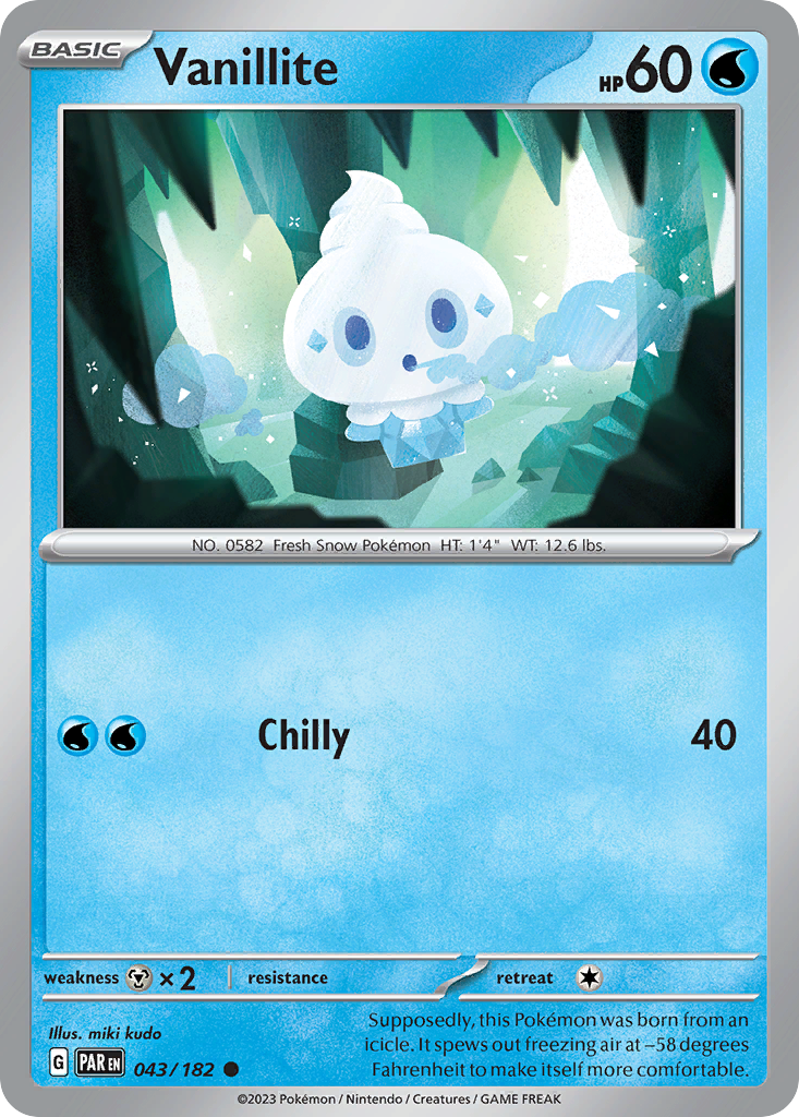 043/182 - Vanillite - [Common]-Pokemeister