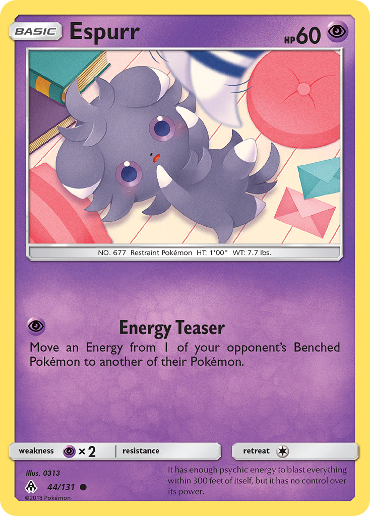 Pokémonkaart 044/131 - Espurr - Forbidden Light - [Common]