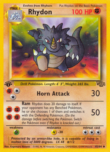 045/064 - Rhydon - [1st Edition] - [Uncommon]