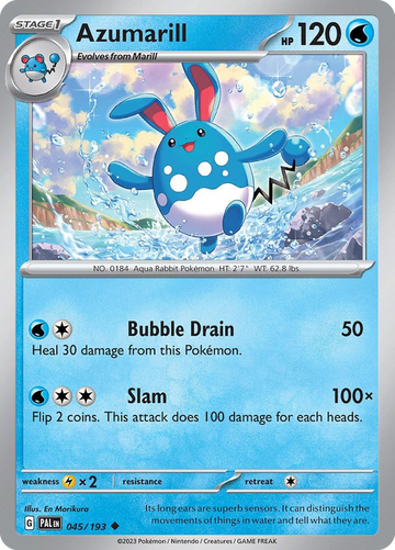 045/193 - Azumarill - [Uncommon] - Reverse Holo