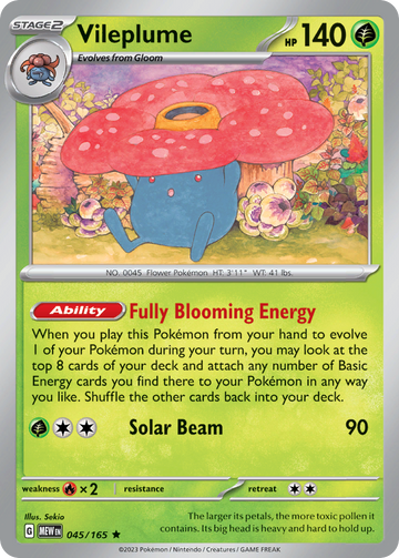 045/165 - Vileplume - [Rare]