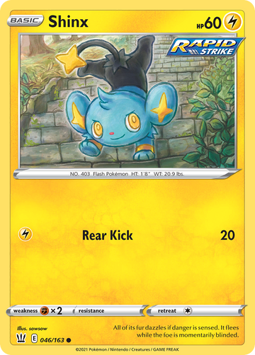 046/163 - Shinx - [Common] - Reverse Holo