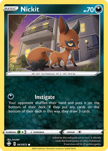 047/072 - Nickit - Reverse Holo - [Common]