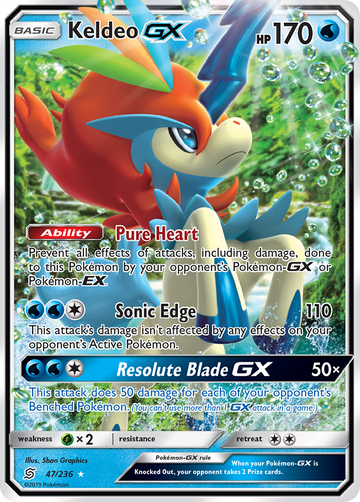 047/236 - Keldeo-GX - [Rare Holo GX]