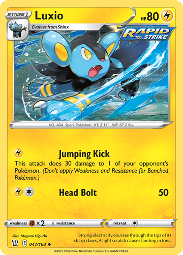 047/163 - Luxio - [Uncommon] - Reverse Holo