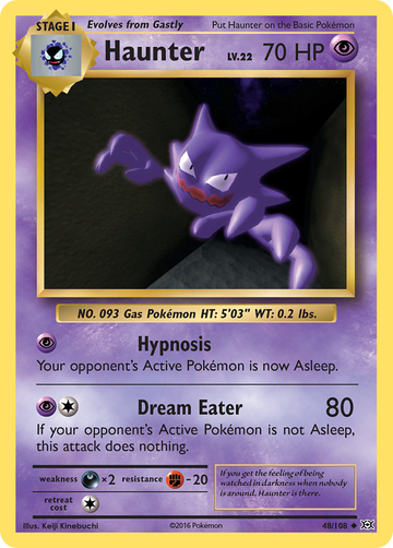 48/108 - Haunter - Reverse Holo - [Uncommon]