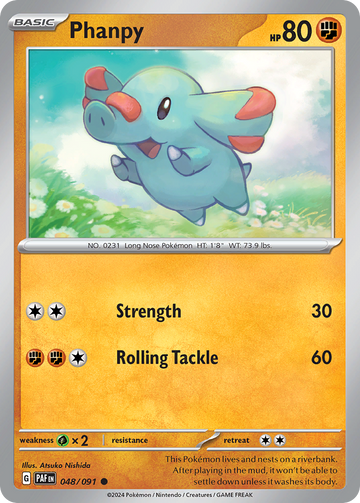 048/091 - Phanpy - [Common] - [Reverse Holo]