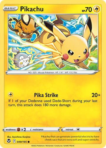 049/195 - Pikachu - [Common]