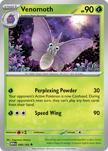 049/165 - Venomoth - [Uncommon]