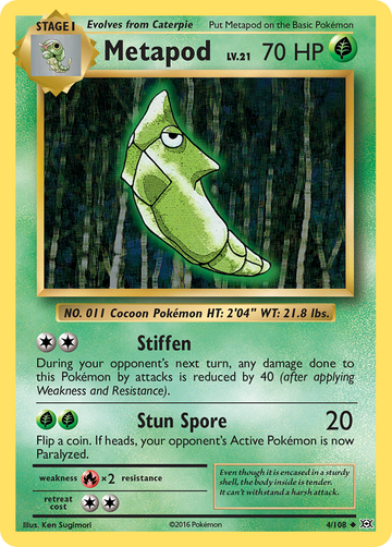 4/108 - Metapod - [Uncommon]