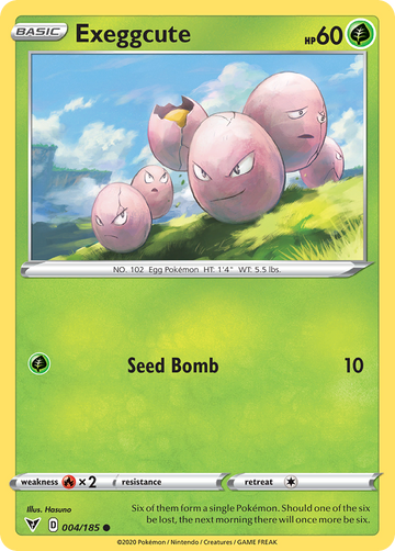 004/185 - Exeggcute - [Common] - Reverse Holo