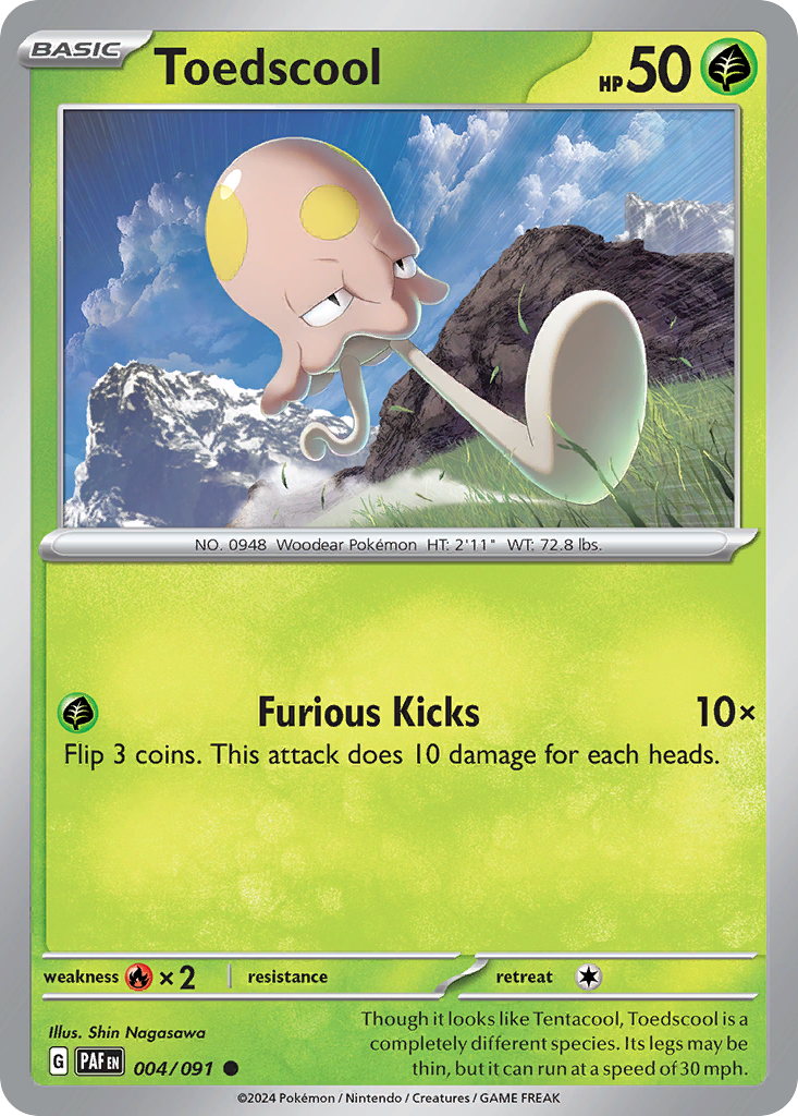 004/091 - Toedscool - [Common] - [Reverse Holo]