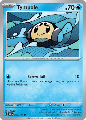 050/197 - Tympole - [Common] - Reverse Holo