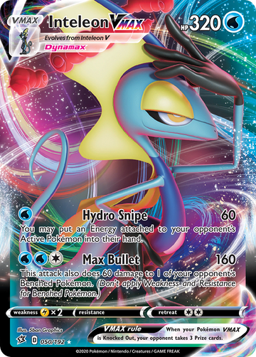 050/192 - Inteleon VMAX - [Rare Holo VMAX]