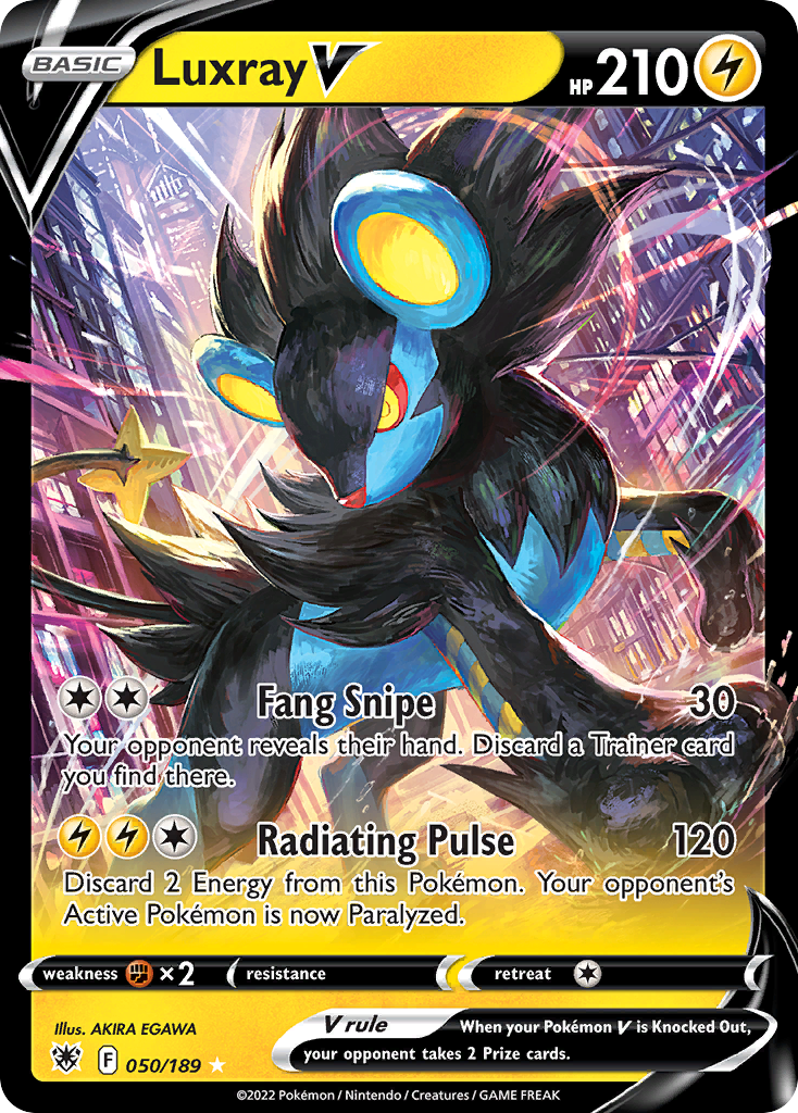 050/189 - Luxray V - [Rare Holo V]