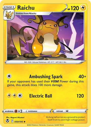 050/195 - Raichu - [Uncommon]