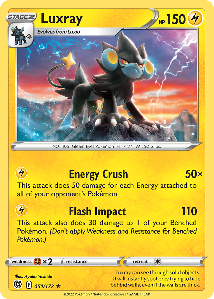 051/172 - Luxray - Reverse Holo - [Rare]