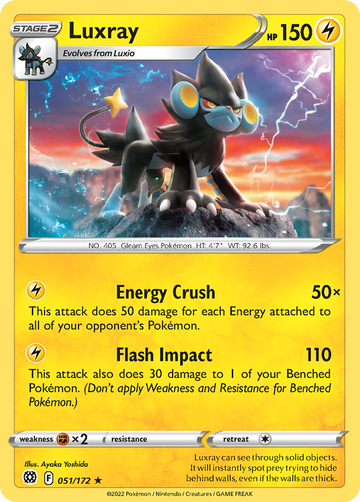 051/172 - Luxray - Reverse Holo - [Rare]