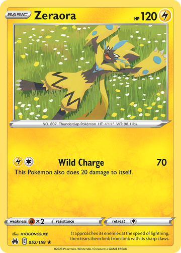 052/159 - Zeraora - [Rare]