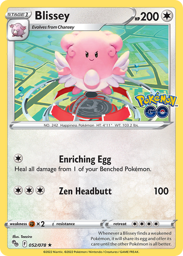 052/078 - Blissey - [Rare Holo]