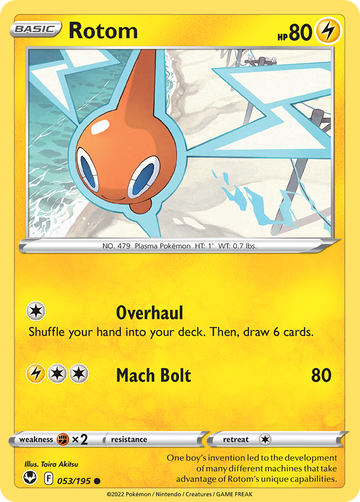 053/195 - Rotom - [Common] - Reverse Holo