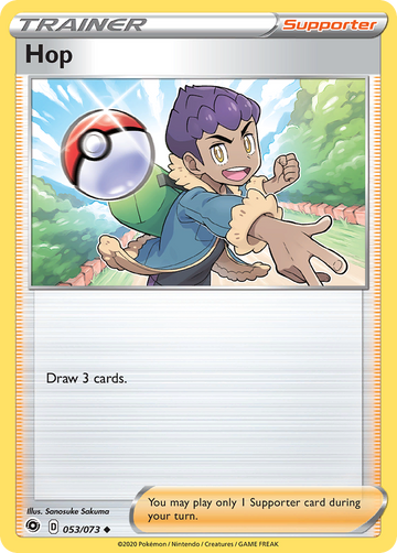 Pokémonkaart 053/073 - Hop - Champion's Path - [Uncommon]