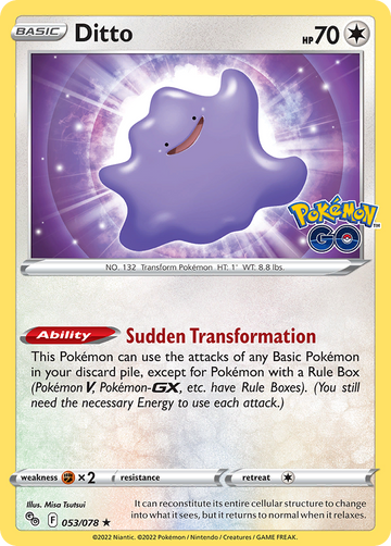 053/078 - Ditto - [Rare Holo] - Normale holo