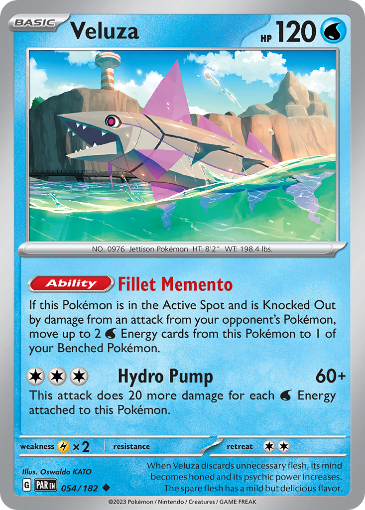 054/182 - Veluza - [Uncommon] - Reverse Holo-Pokemeister