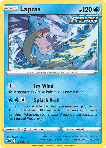 054/264 - Lapras - Reverse Holo - [Uncommon]