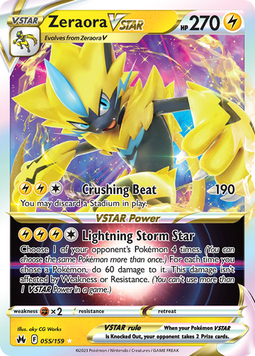 055/159 - Zeraora VSTAR - [Rare Holo VSTAR]