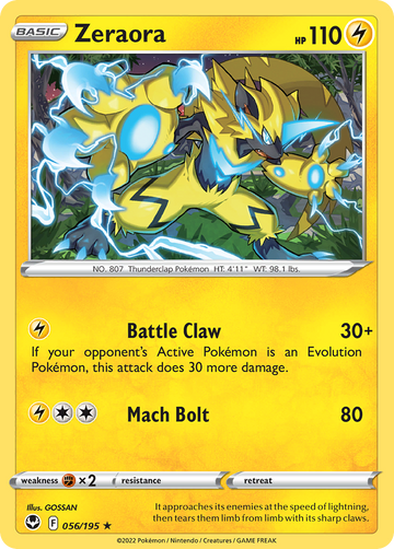 056/195 - Zeraora - [Rare]