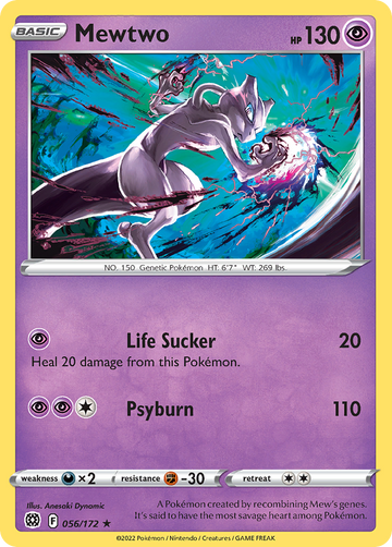 056/172 - Mewtwo - Reverse Holo - [Rare]