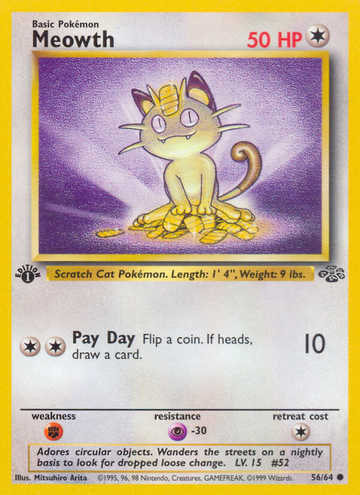 056/064 - Meowth - [1st Edition] - [Common]