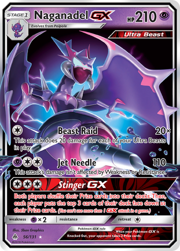 056/131 - Naganadel-GX - [Rare Holo GX]