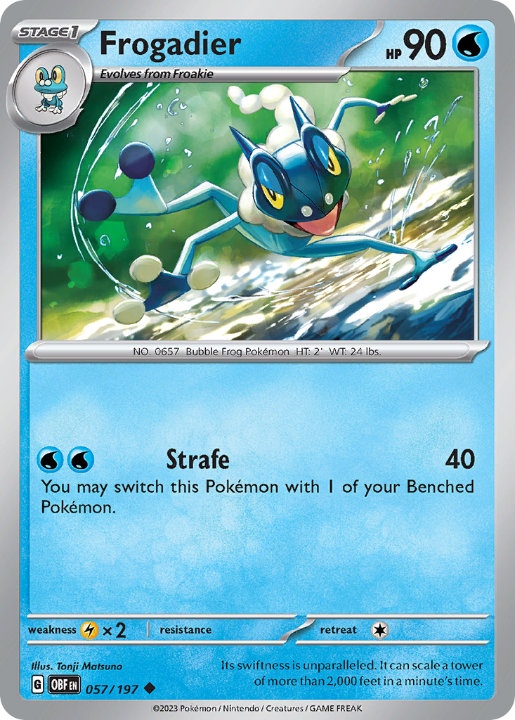 057/197 - Frogadier - [Uncommon] - Reverse Holo