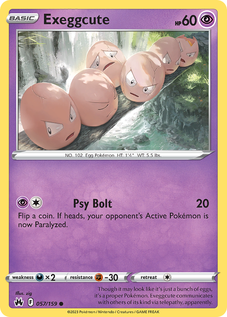 057/159 - Exeggcute - [Common] - Reverse Holo