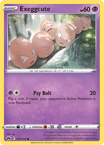 057/159 - Exeggcute - [Common] - Reverse Holo