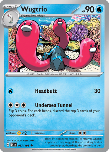 057/198 - Wugtrio - [Uncommon] - Reverse Holo