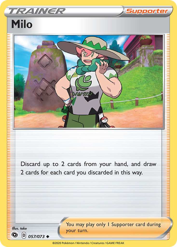 Pokémonkaart 057/073 - Milo - Champion's Path - [Uncommon]