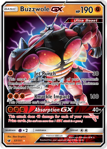 057/111 - Buzzwole-GX - [Rare Holo GX]