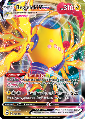 058/195 - Regieleki VMAX - [Rare Holo VMAX]