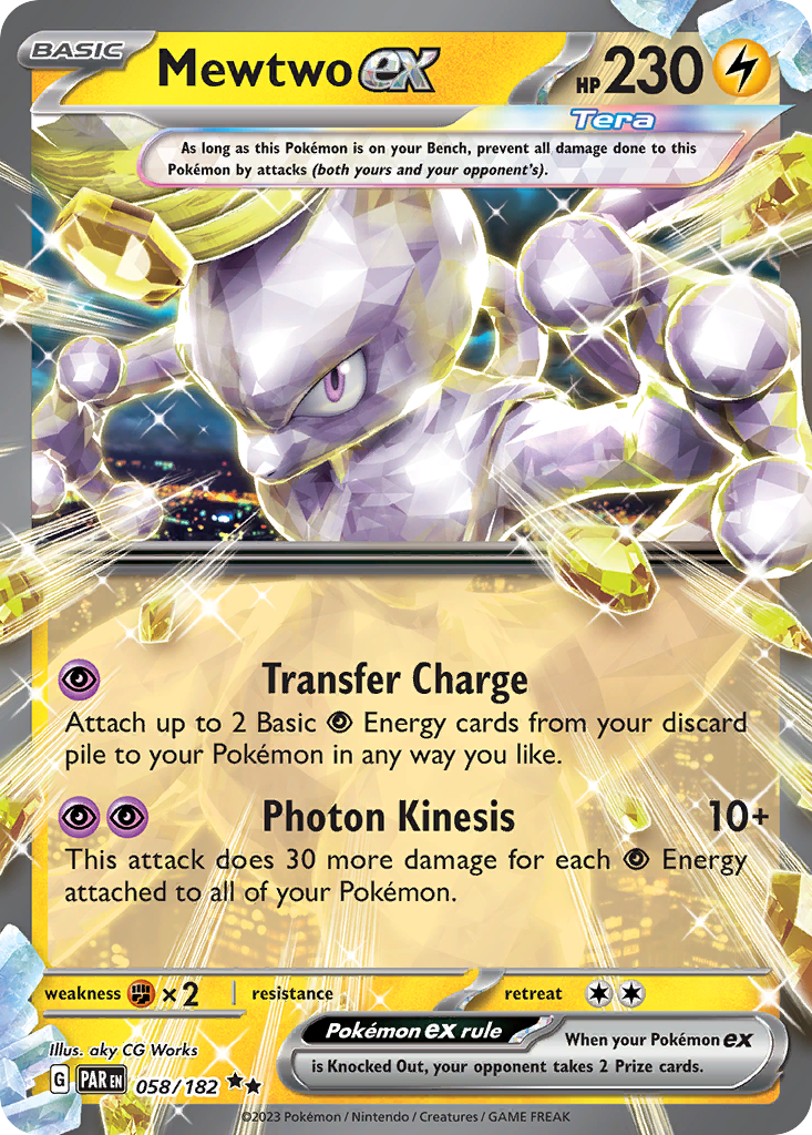 058/182 - Mewtwo ex - [Double Rare]-Pokemeister