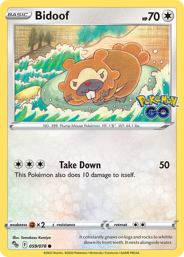 059/078 - Bidoof - [Common]