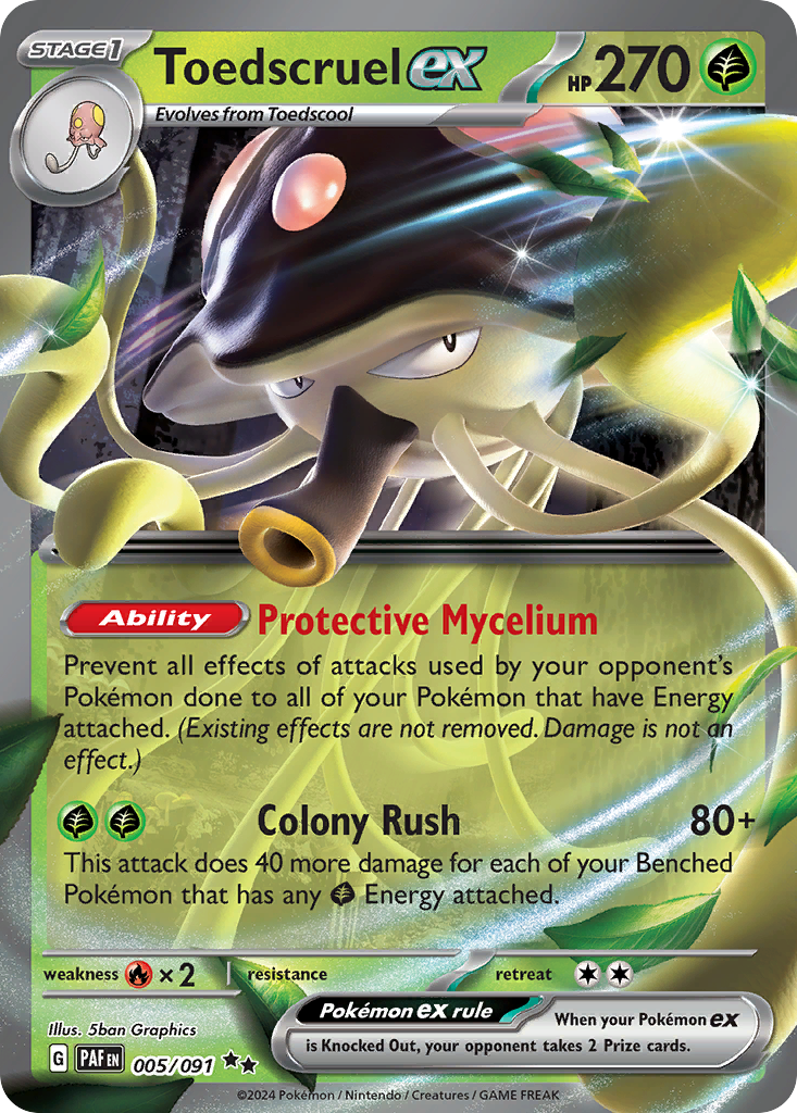 005/091 - Toedscruel ex - [Double Rare]