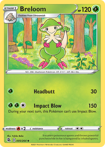 005/264 - Breloom - Reverse Holo - [Uncommon]