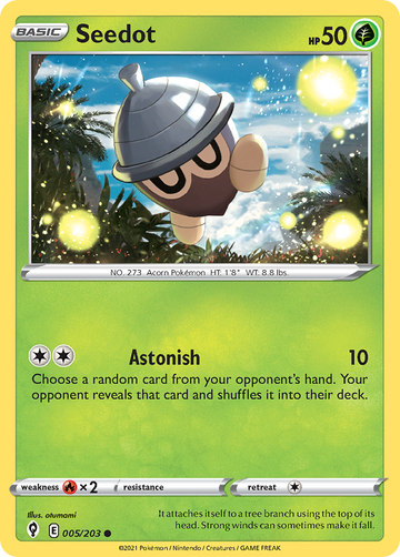 005/203 - Seedot - Reverse Holo - [Common]